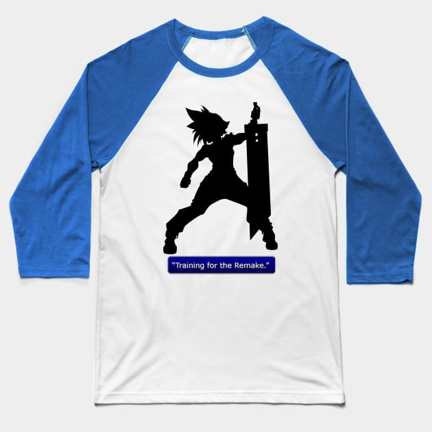 Training for the Remake- Cloud Baseball T-Shirt by Meekobits